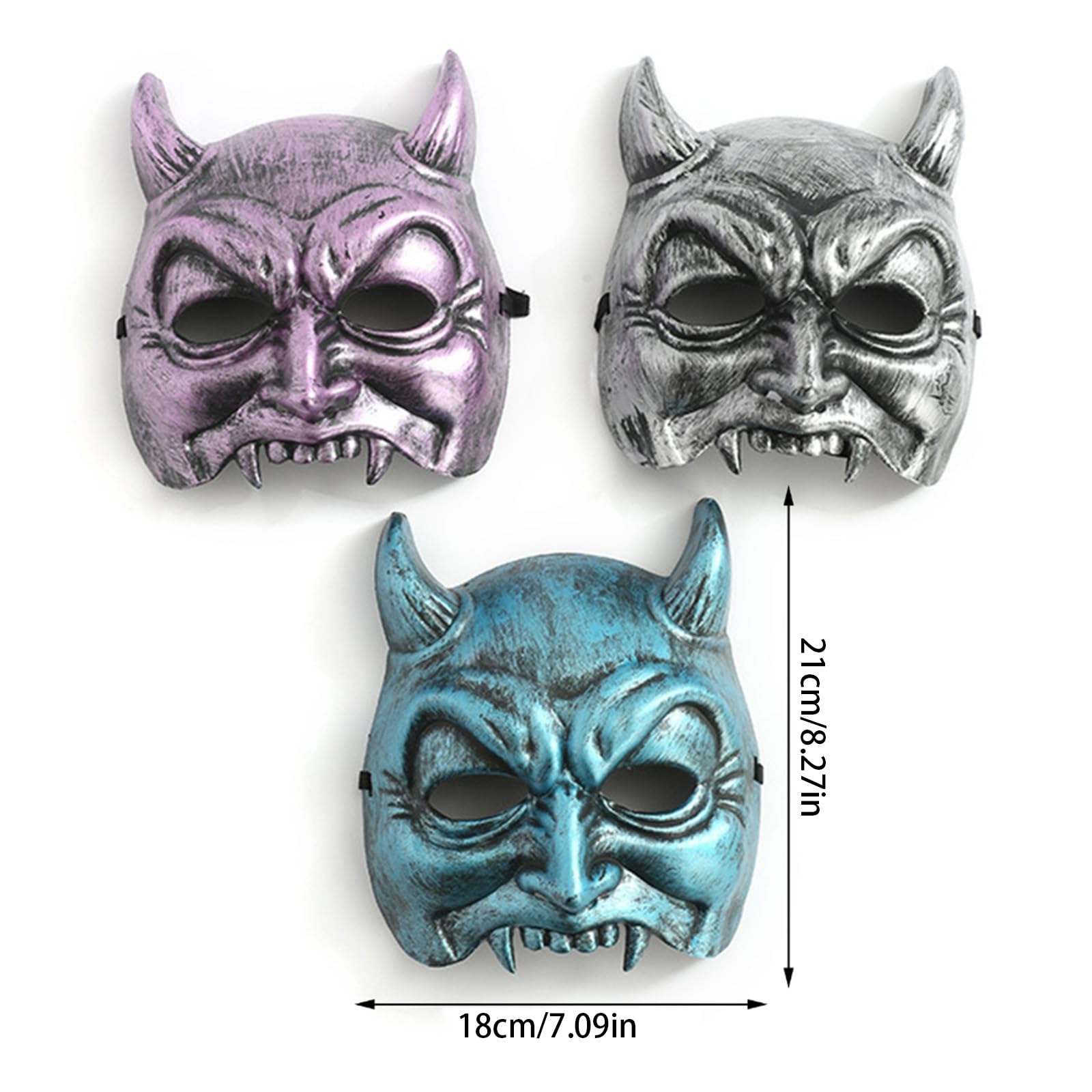 Amazon.co.jp: PINKLALA 大人用 絶妙な悪魔の形の怖いコスプレ 悪魔